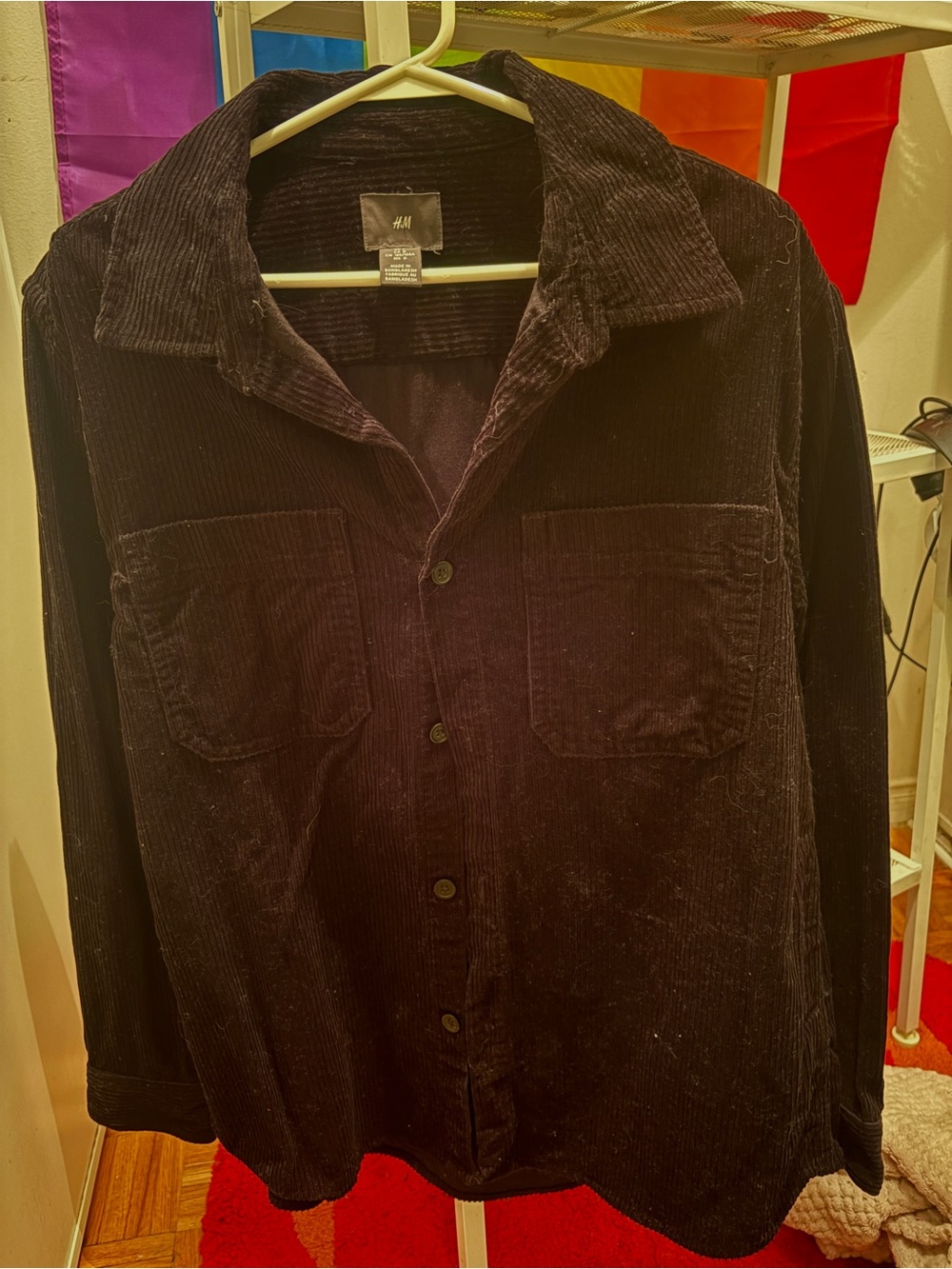 H&M Men’s Black Corduroy Jacket